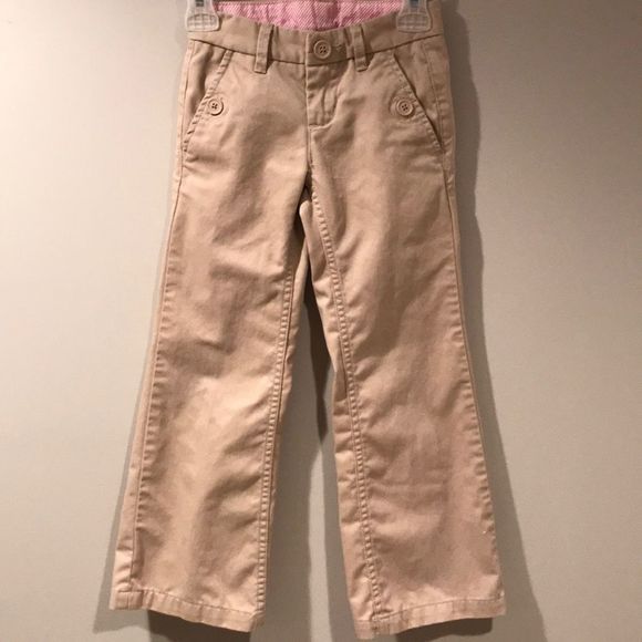🌺 GAP Tan Cotton Boot Cut Chinos - Picture 1 of 5